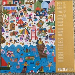 Puzzle Folk High Tide and Good Vibes 1000 piece puzzle